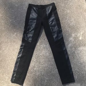 BCBGMaxAzria faux leather leggings